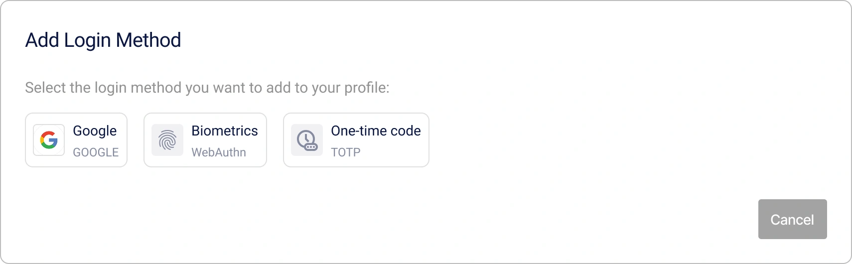 Adding an identifier in the Encvoy ID personal profile