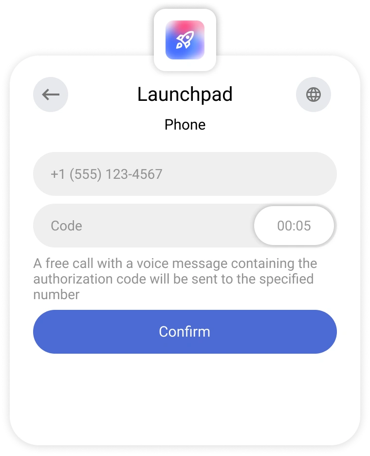 Demande de complétion de champ dans le widget de connexion Encvoy ID